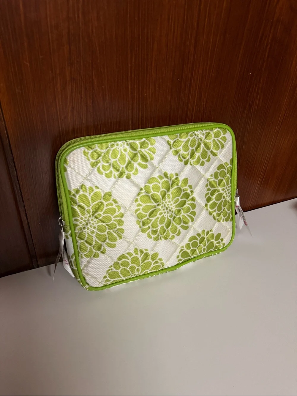 Penelope Ann Sleeve Case for Tablet in Green Floral